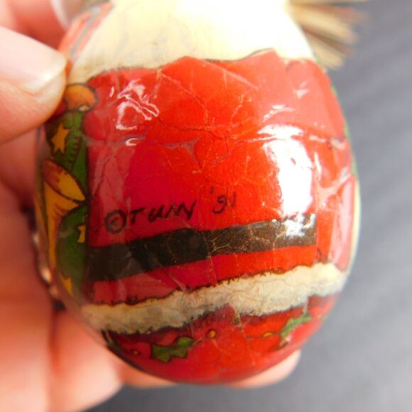 Santa Clause 21 Pcs Christmas Ornaments Figurines Wood Wool Ceramic Collectibles - Picture 15 of 16